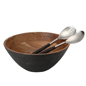 Mango Wooden Fruit Bowl Hot <b>Sale</b> <b>Table</b> <b>Top</b> Decoration Accessories Dinner <b>Table</b> Centerpieces Decorative Fruit Server Bowl - Product Image 2
