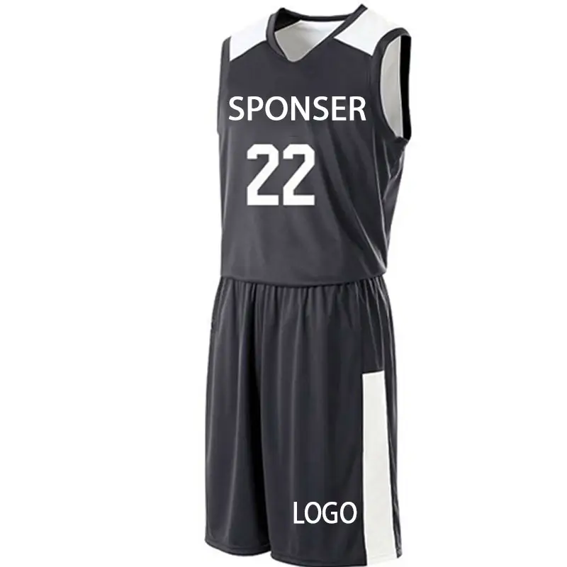 Team Uniform Set Kind Pak Basketbal Shirts En Shorts Basketbal Uniformen Sublimatie Basketbal Jersey Lage Prijs Uniform/Kits