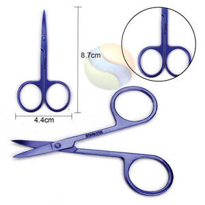 Ciseaux à cuticules de précision, outil de manucure en acier inoxydable, ciseaux à cuticules incurvés EliteEdge |   Ongles professionnels - Product Image 6