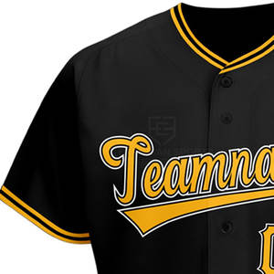 Camiseta de Béisbol para Hombre, Corte Ajustado, Gran Venta, Alta Calidad, 100% Poliéster, Diseño/Logotipo/Nombre de Equipo Personalizable, Secado Rápido, Transpirable, OEM - Product Image 3