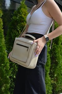 Vintage LCBB-0195 Genuine <b>Leather</b> Business Casual Crossbody <b>Messenger</b> <b>Bag</b> Waterproof Handbag Zipper Fashionable Male Briefcase - Product Image 3