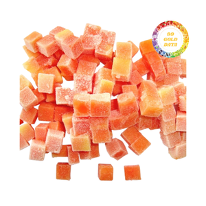 Cubes de papaye congelés en vrac dans le processus IQF conservant la texture de saveur fraîche pour les magasins de smoothies et la restauration pour le commerce international - Product Image 6