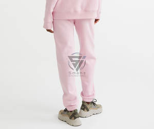 Ensemble survêtement à capuche et pantalon de survêtement en deux pièces avec couture contrastée inversée, personnalisable avec votre propre logo, pour homme - Product Image 4