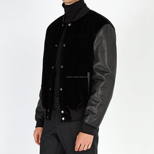 Chaquetas Varsity Vintage Unisex, Cálidas para Invierno, de Lana Melton, Estilo Béisbol Universitario, con Bordado de Logotipo Personalizado, con Piel de Oveja - Product Image 6