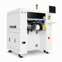 Máquina de Colocación de Componentes SMT, Ensamblaje de PCB SMD, Visión Automática Multicámara, Montador de Chips de 4 Cabezas, Fabricación Electrónica ZS-04