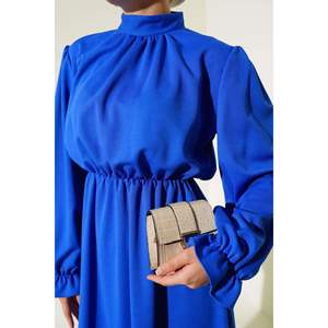 Robe évasée taille élastique Saxe - Product Image 2