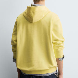 Sweat à capuche tendance pour hommes, de haute qualité, respirant, avec logo personnalisé, pour l'hiver, service OEM, prix de gros / Couleur unie avec capuche 2026 - Product Image 6