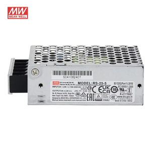 RS-25-5 - Alimentation électrique à découpage Mean Well 5V 5A 25W en métal, solution de mode de commutation pour machines, instruments et appareils - Product Image 4