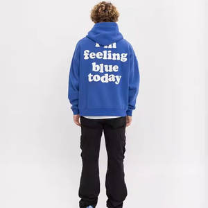 Sweat à capuche d'hiver Terry en coton épais 100 % avec logo personnalisé et design respirant - Product Image 4