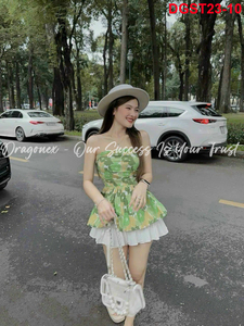 [Thỏa thuận nóng] Bộ áo lót voan thời trang nữ với 3 lựa chọn màu sắc và váy xếp li mini dễ thương với họa tiết hoa 2024 - Product Image 6