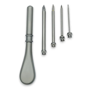 PAKDEN INDUSTRY Ensemble de trocart universel en acier inoxydable de haute qualité Instruments vétérinaires Réutilisable Durable Durable - Product Image 1