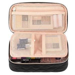 Mochila cosmética de nailon para maquillaje diario para niñas con cierre de cremallera - Product Image 4