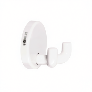 HEWI 801.90.020 Gancho Doble 2 de Poliamida 99% Blanco Puro para Baño y Aseo, Proyección de 40 mm, 31 mm - Product Image 3
