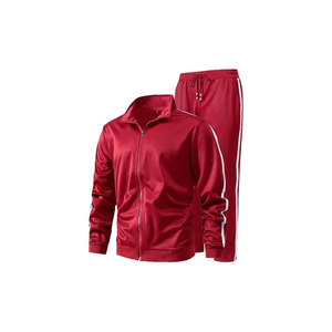 GXAMOY, chándal atlético de 2 piezas para hombre, chándal informal con cremallera completa para correr, conjunto de entrenamiento deportivo, ropa deportiva - Product Image 4