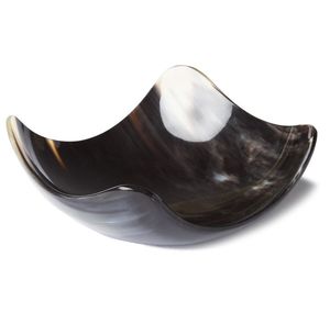 Bol en corne de buffle poli de meilleure qualité pour ustensiles de cuisine faits à la main avec décoration en agate de couleur naturelle écologique - Product Image 5
