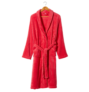 Albornoz de tela de rizo 100% de estilo informal para hombre, ropa de dormir ligera y esponjosa con cuello chal, vestido de dormir cálido y suave - Product Image 4