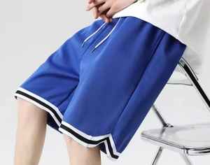 Pantalones cortos deportivos informales de nailon/algodón para hombre, de lona, de malla de secado rápido, bordados, ecológicos, de encaje, transpirables, con cordón, resistentes al sudor - Product Image 3