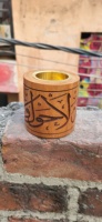 Brûleur d'encens artisanal ArtisanVibe Medkhan Dukhoon Bakhoor en résine de bois de santal, écologique, 100% naturel, diffuseur pour la maison et la mosquée