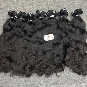Lujo 100% Cabello humano real Onda natural Cabello crudo vietnamita en extensiones de cabello de trama al por mayor - Product Image 1
