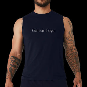 Camiseta Deportiva de Gimnasio Transpirable de Algodón 100% Tejida a Medida de Alta Calidad para Hombre, Estilo Hip Hop - Product Image 2