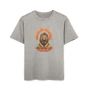 T-shirts imprimés personnalisés délavés à l'acide unisexe Vêtements de skate de rue rétro Style décontracté Lettre Plus Size Logo Direct Bangladesh Fourniture en vrac - Product Image 1