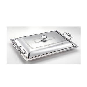 ถาดเสิร์ฟสแตนเลสทรงรี พร้อมฝาปิด สำหรับร้านอาหาร โรงแรม  ถาดเสิร์ฟสุดพิเศษสำหรับตกแต่งโต๊ะอาหารที่บ้าน - Product Image 5