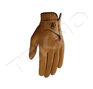 Venta al por mayor de cuero suave completo su propio logotipo Cabretta cuero guante de golf precio de fábrica guantes de golf de color personalizado - Product Image 3