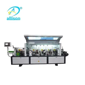 Allison Full automatic cabinet edge bander woodworking PVC MDF ABS melamine edge banding machine for sale