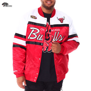Blouson Bomber Unisexe Vintage en Laine Hiver avec Col Montant, Logos Brodés de Qualité Supérieure, Chauffant pour Hommes et Noms d'Équipes - Product Image 1