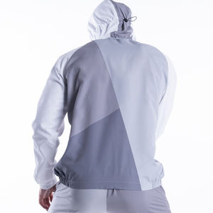 Chaquetas Deportivas de Alta Calidad con Diseño de Bloques de Color, Forro de Malla, Chaqueta Cortavientos Personalizada para Hombre - Product Image 3
