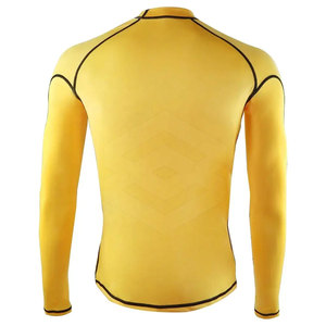 เสื้อแรชการ์ดแขนยาวแบบระบายอากาศสีพื้นสำหรับใช้งานกลางแจ้งงาน OEM - Product Image 4