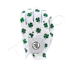 Oem Custom Best Cabretta Leather Golf Glove <b>Black</b> Golf Gloves <b>Cloth</b> Golf Gloves Premium Cabretta Leather All - Product Image 1