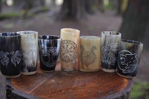 Eco Friendly Natural Horn <b>Shot</b> <b>Glass</b> for Drinking Vintage Style Horn <b>Shot</b> <b>Glass</b> for Bar Decor Classic Viking Horn <b>Shot</b> <b>Glass</b> - Product Image 2