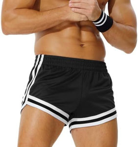 กางเกงขาสั้นกีฬาน้ำหนักเบาสำหรับผู้ชายแห้งเร็วและไม่ยับสำหรับวิ่งและฝึกซ้อมขายส่ง - Product Image 3