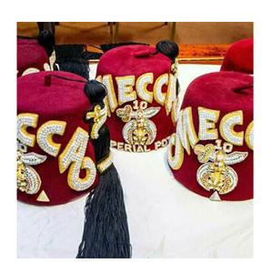 เครื่องราชอิสริยาภรณ์เมสัน รุ่นใหม่ ปี 2026 หมวกเฟซชไนเนอร์ ZAFA แบบใหม่ ปักมือ ออกแบบเองได้ สีแดงเลือดหมู คุณภาพดีที่สุด - Product Image 3