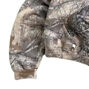 Personalizable 380g algodón de los hombres de gran tamaño liso con capucha de lujo recortada de peso pesado Streetwear invierno liso teñido estampado liso Sudadera con capucha - Product Image 3