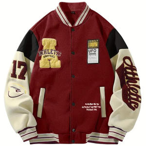 เสื้อแจ็กเก็ตขนสัตว์สำหรับผู้ชาย, เสื้อแจ็คเก็ตหนังแท้สำหรับใส่ไปเรียน - Product Image 1