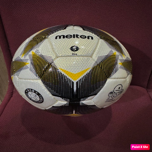 Ballons de football professionnels taille 5, vessie en latex, valve en butyle, couture à la main, modèles personnalisés fabriqués au Pakistan, logo personnalisé - Product Image 1