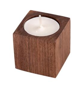 2pcs Table Top Decor Wooden Candlestick Holders Home Decoration Candle Stand <b>Tealight</b> Stand Practical Candlestick Decorate Small - Product Image 1