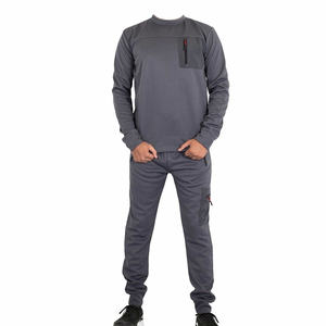เสื้อวอร์มมีฮู้ดและกางเกงวอร์มสำหรับผู้ชายกางเกงออกกำลังกายเล่นยิมแบบลำลองสำหรับสุภาพบุรุษ - Product Image 5