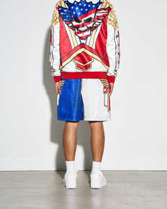 Short en maille élégant personnalisé OEM short en maille unisexe de gymnastique en polyester style basket-ball d'entrejambe de 7 pouces d'été - Product Image 5