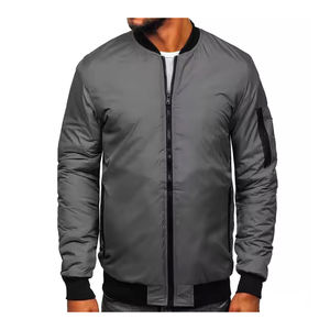 Blouson aviateur à la mode pour hommes Fermeture éclair légère Vêtements d'extérieur élégants pour hommes Veste streetwear classique et décontractée Manteau confortable à la mode - Product Image 1