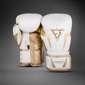 Gants de boxe d'entraînement pour sac de frappe, avec logo et couleur personnalisés, support de poignet auto-agrippant, pour sparring - Product Image 1