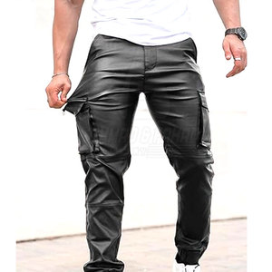 Pantalones de Cuero Casuales para Hombre, Diseño Superior Personalizado, Alta Calidad, Ligeros, Características Ecológicas, Logotipo Personalizado, Corte Recto, Tiro Medio - Product Image 5