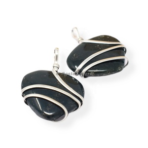 Colgante con forma de corazón de Aventurina de melocotón, colgante de cristal curativo de piedras preciosas para collar - Product Image 4