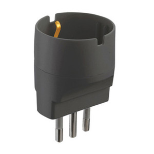 ADATTATORE SCHUKO 16A NERO FIGURA.9 - Product Image 1