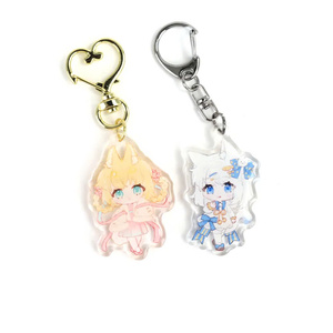 Enchanteur Kawaii personnage translucide Mica cristal porte-clés sac ornement Anime amant incontournable! - Product Image 3