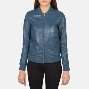 Nueva ropa informal con estilo, chaqueta de cuero de Color sólido para mujer, fabricación de la mejor calidad, chaqueta de cuero genuino para mujer - Product Image 1
