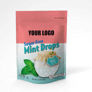 Pochette debout mate sur mesure avec encoche de déchirure pour l'emballage de bonbons - Matériel laminé de qualité alimentaire, fabriqué au Vietnam - Product Image 4