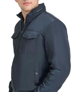 Veste de travail pour homme respirante, entièrement personnalisée, avec fermeture éclair en coton et logo personnalisé, nouvelle conception de printemps, couleur tendance - Product Image 2